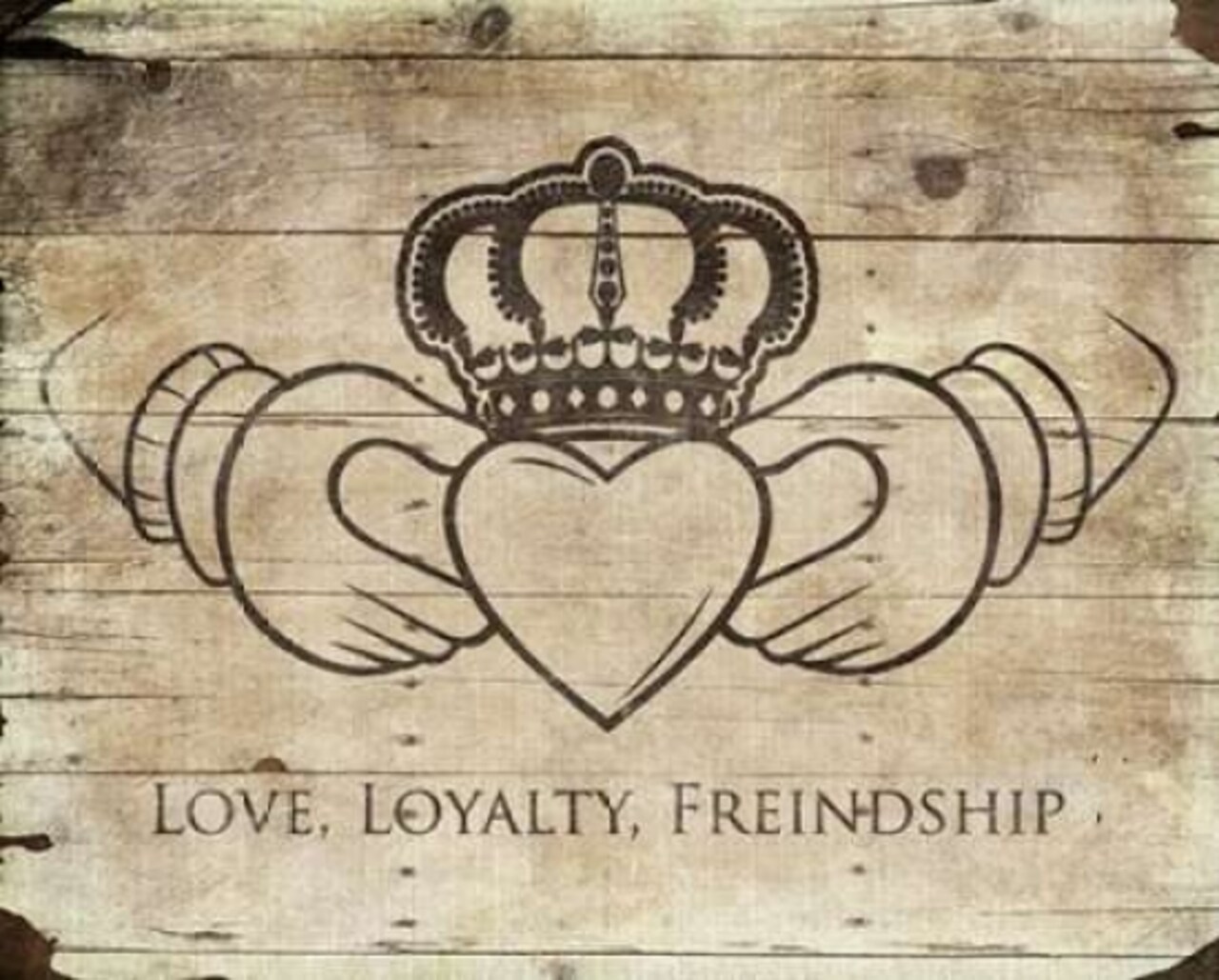 Love Loyalty Friendship Poster Print by Jace Grey - Item # VARPDXJGRC215A